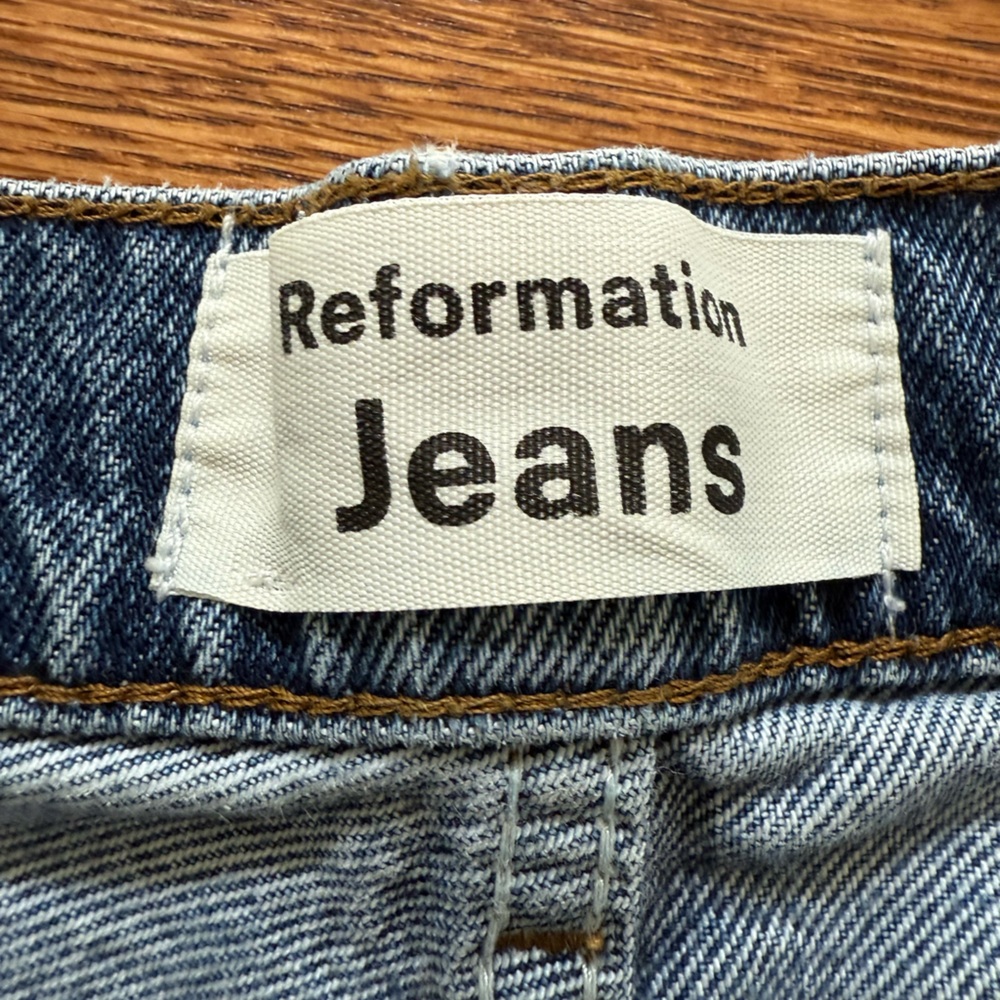 Reformation Light Blue Straight-Leg Jeans - Picture 5 of 8